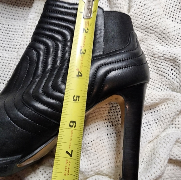 French Connection Deco style heeled ankle Boots 11 - Picture 12 of 13